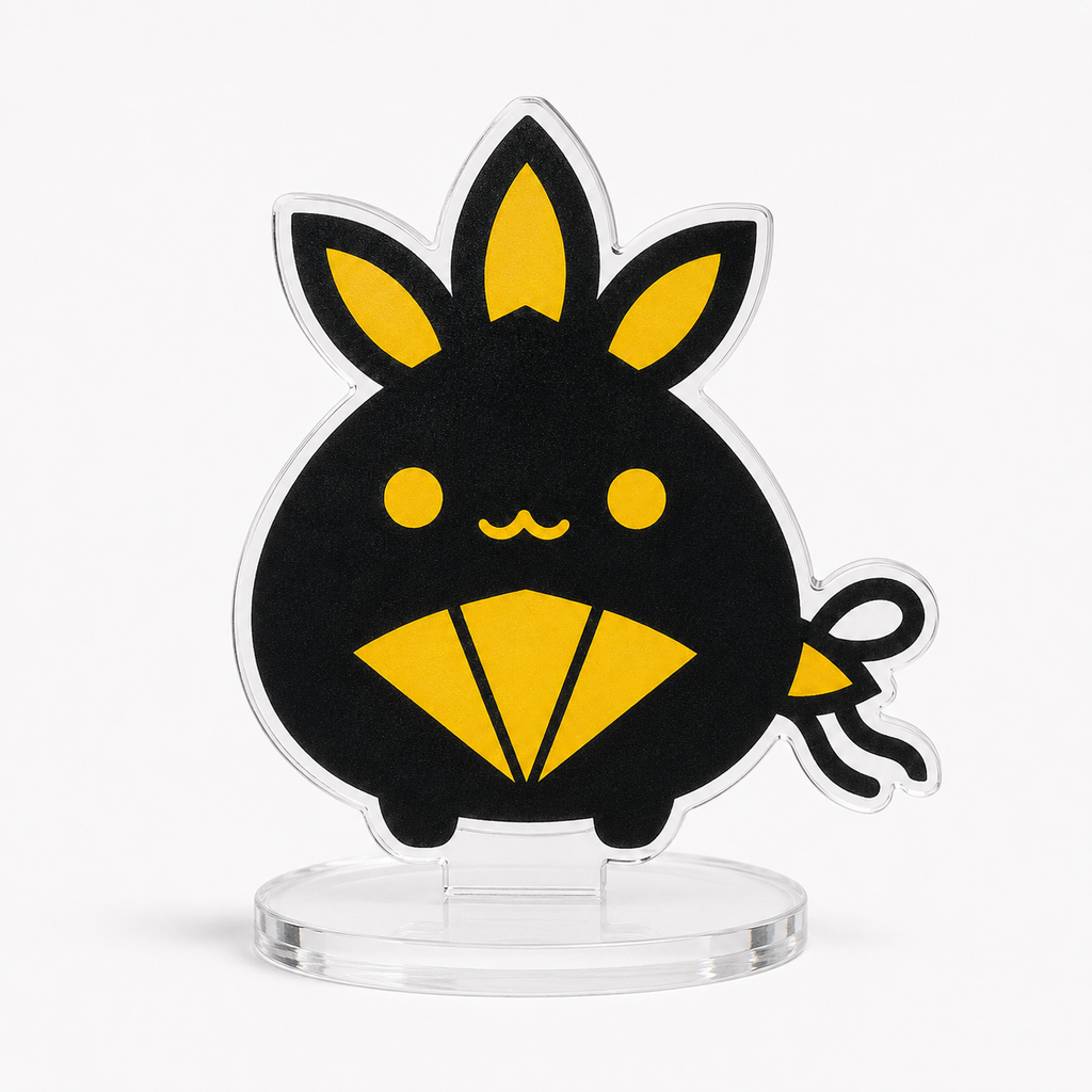 Second finished acrylic standee sample